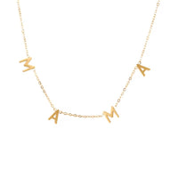 18K Gold Filled MAMA Necklace