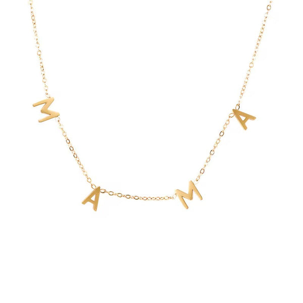 18K Gold Filled MAMA Necklace