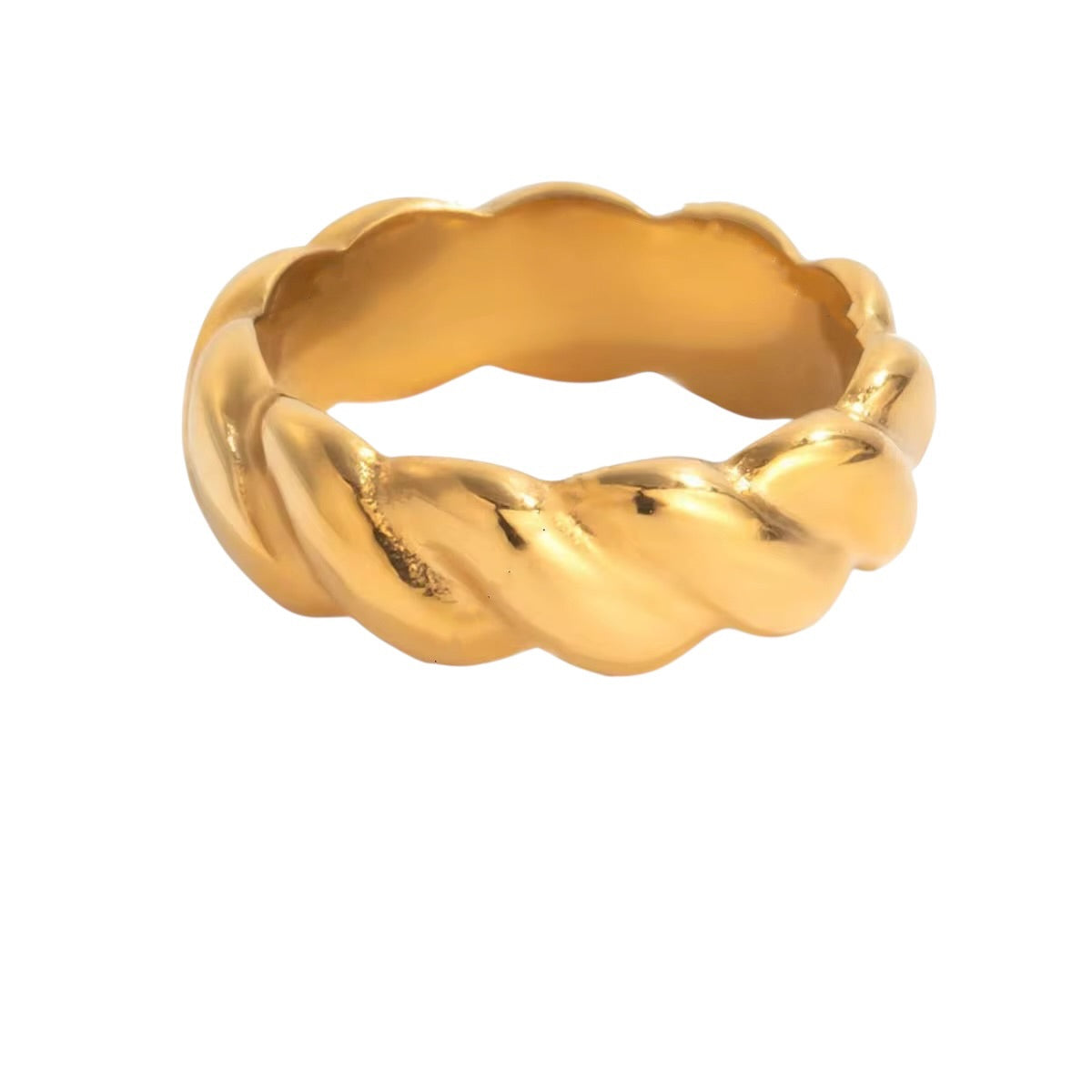 18K Swirl Ring