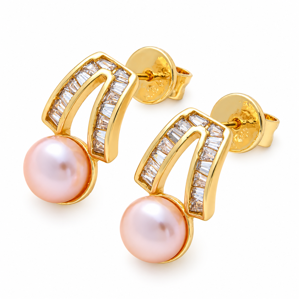 18K Clara Pearl Earrings