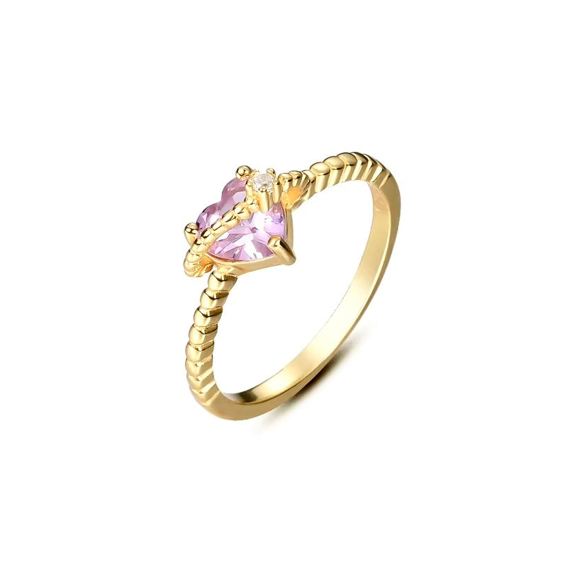 18K Pink Tourmaline Ring