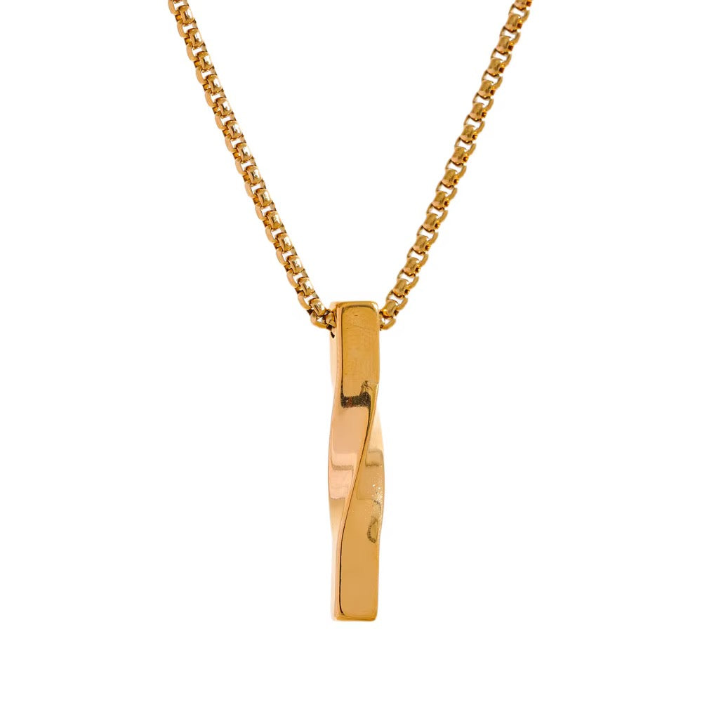 Alexis Twisted Bar Necklace