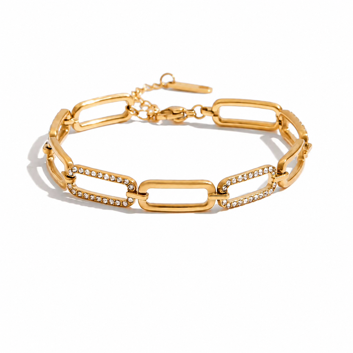 18K Tennis Chain Zircon Bracelet