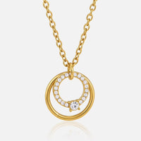18K Aura Rings Necklace