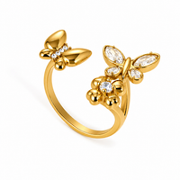18K Monarch Bloom Ring
