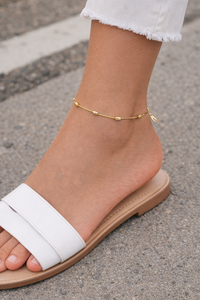 18K Bubble Anklet