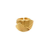 18K Swirl Knot Ring