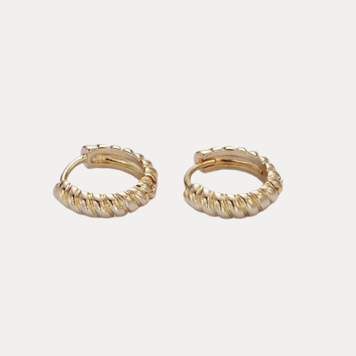 Croissant Cartilage Huggies in 14K Gold-Filled