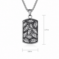 Atlas Pendant Necklace - Silver