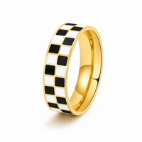 18K Checkered Black and White