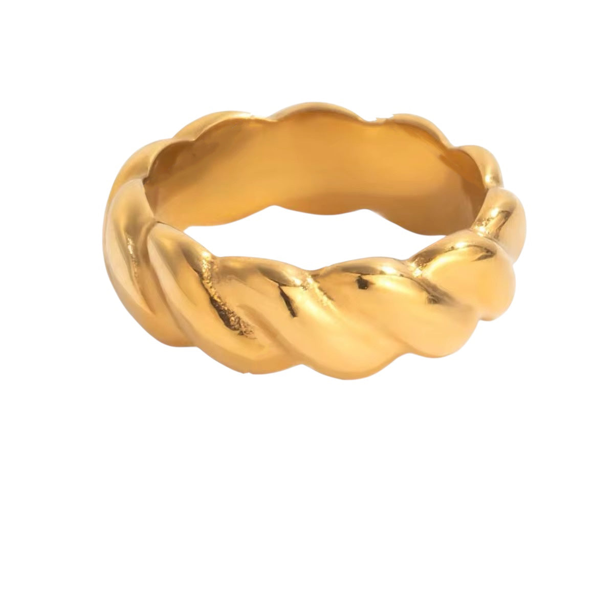 18K Swirl Ring