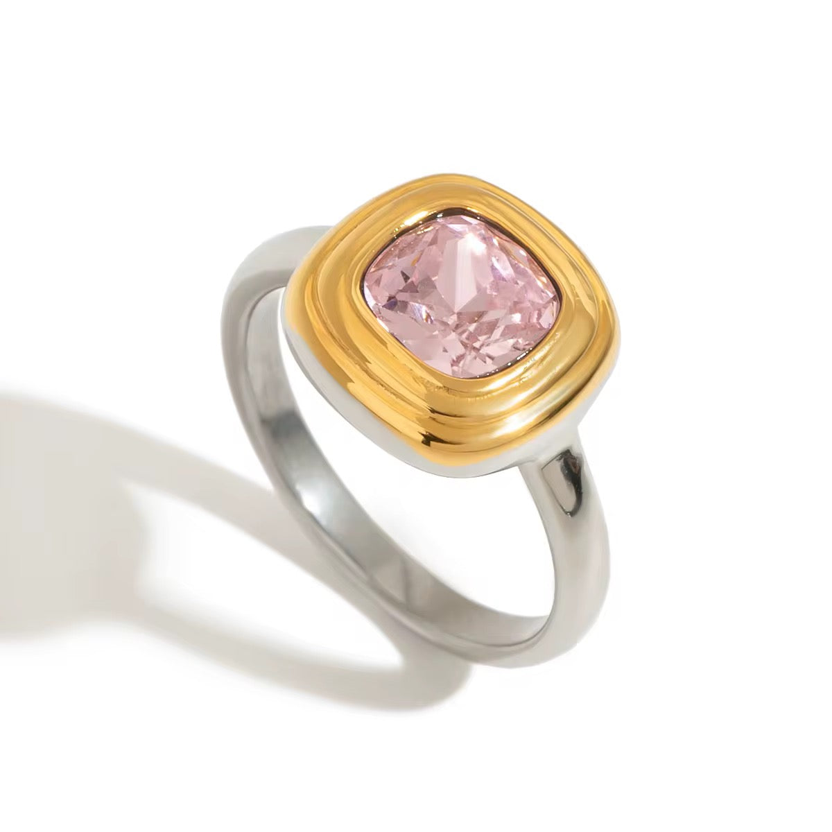 Two Tone Pink Ring