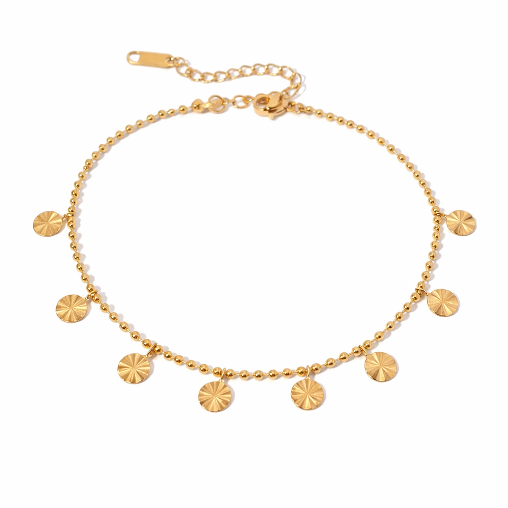 18K Delilah Charm Anklet