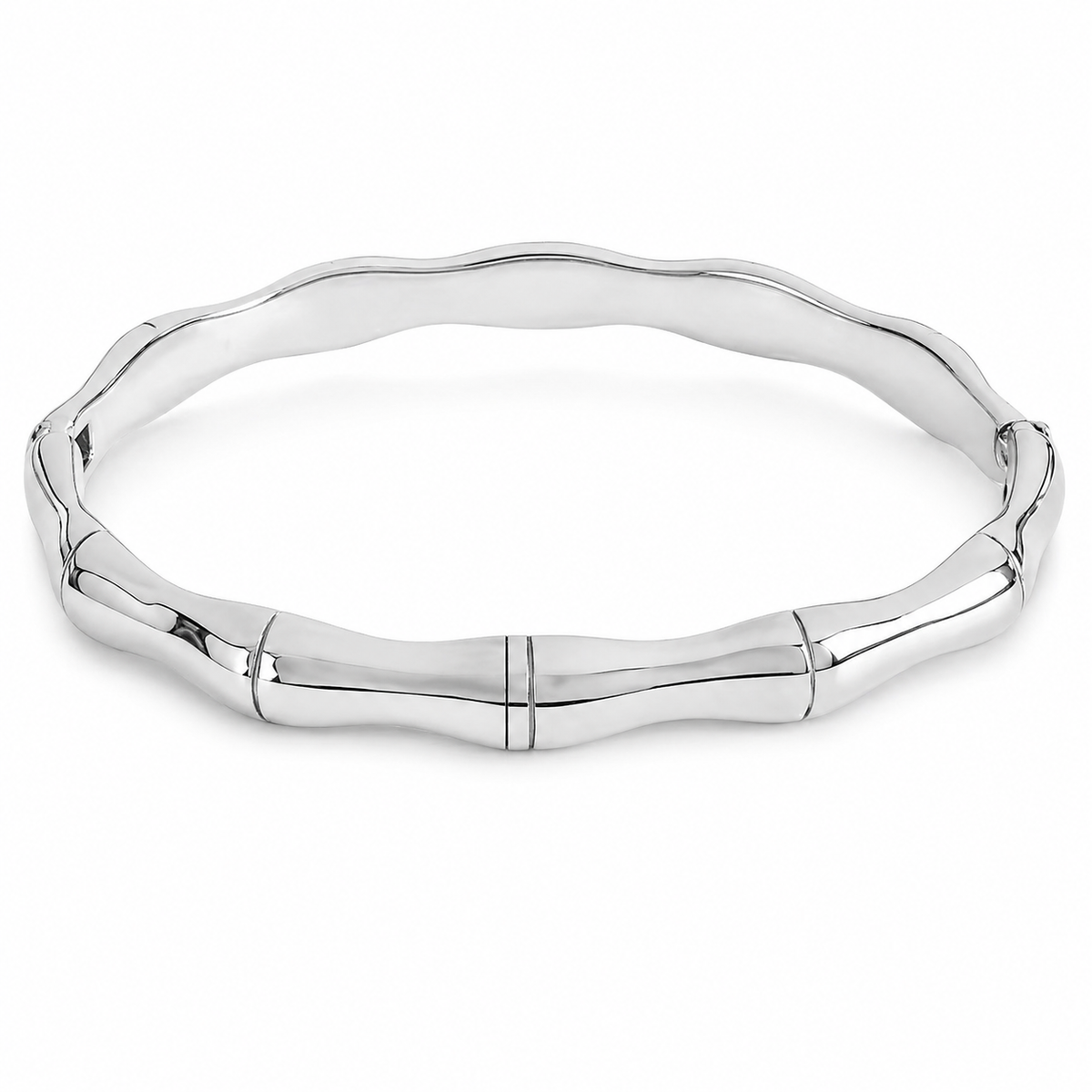 Silver Bamboo Bangle