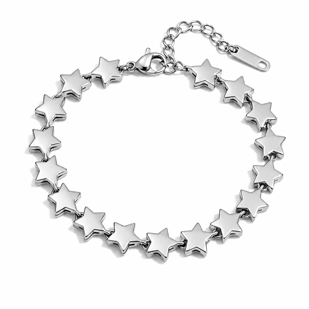 Silver Stars Bracelet