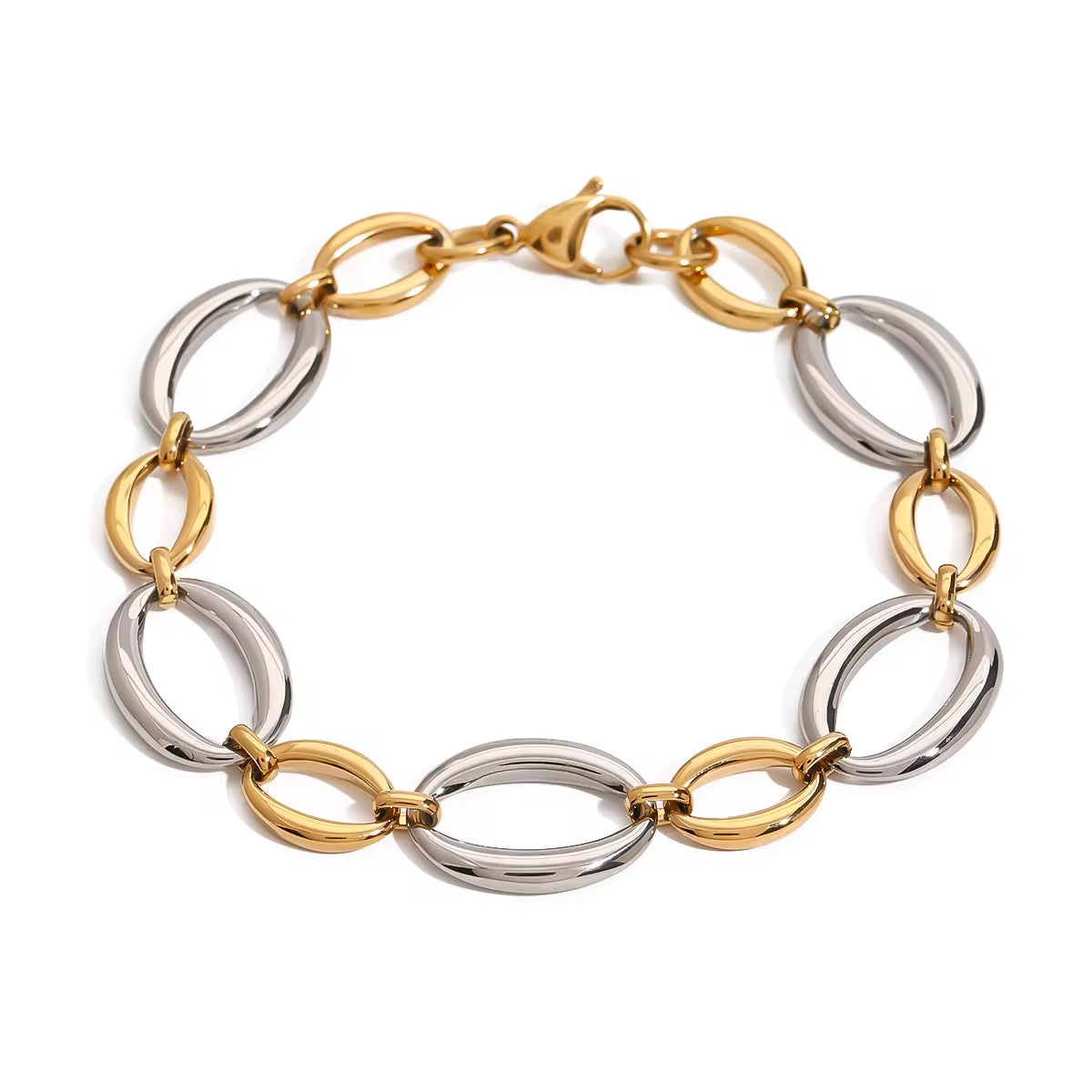 Two Tone Lumiere Links Bracelet