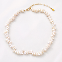 18K Baroque Fresh Water Pearls Necklace