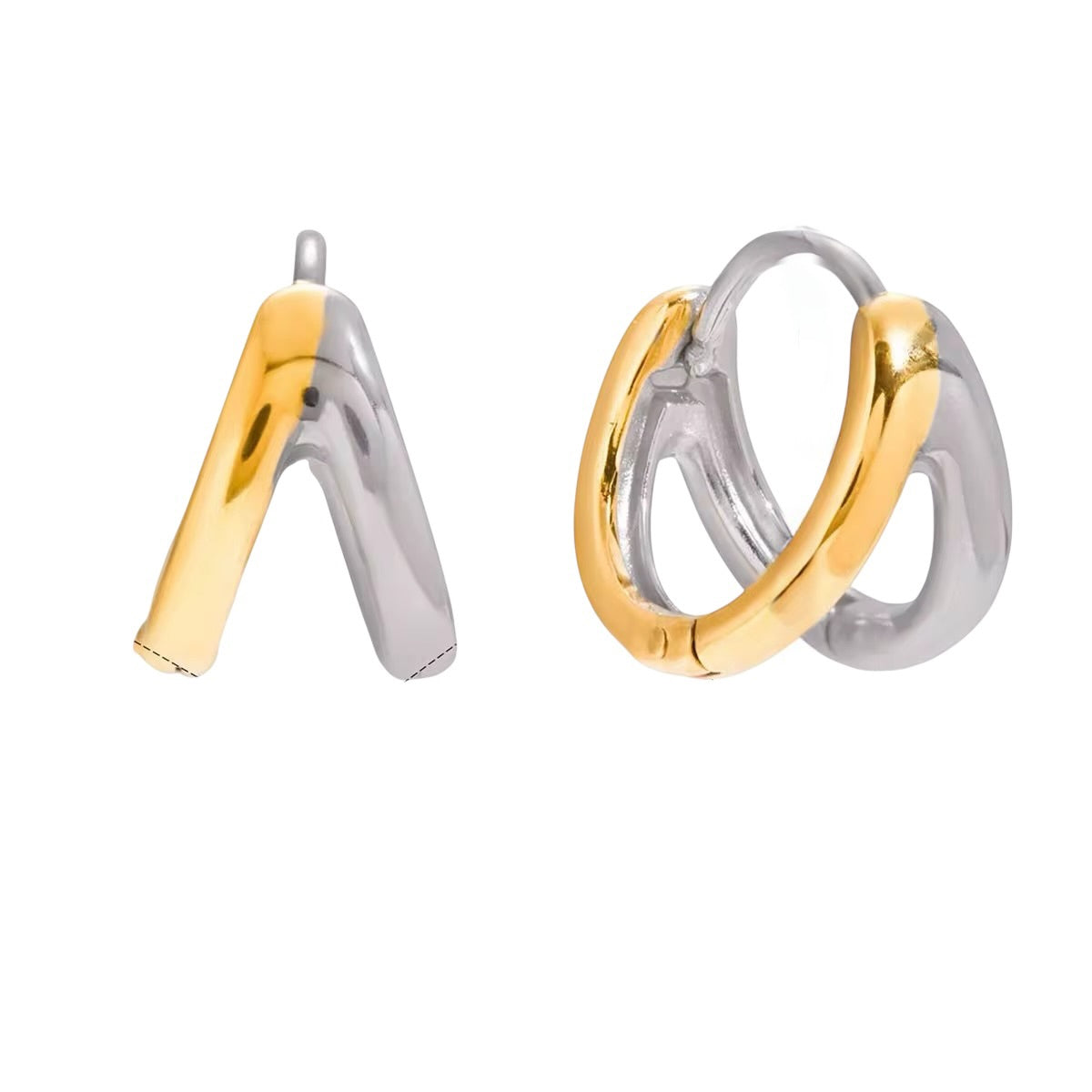 Two Tone Split Huggies