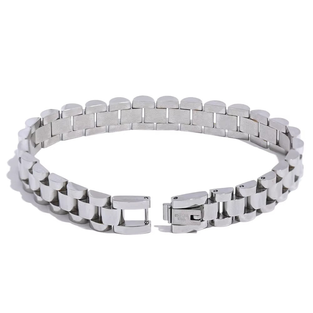 Silver Men’s Rollie Bracelet