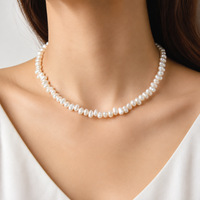 18K Baroque Fresh Water Pearls Necklace