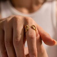 18K Fellia Classic Wrap Open Ring