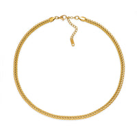 18K Wheat Braided Necklace