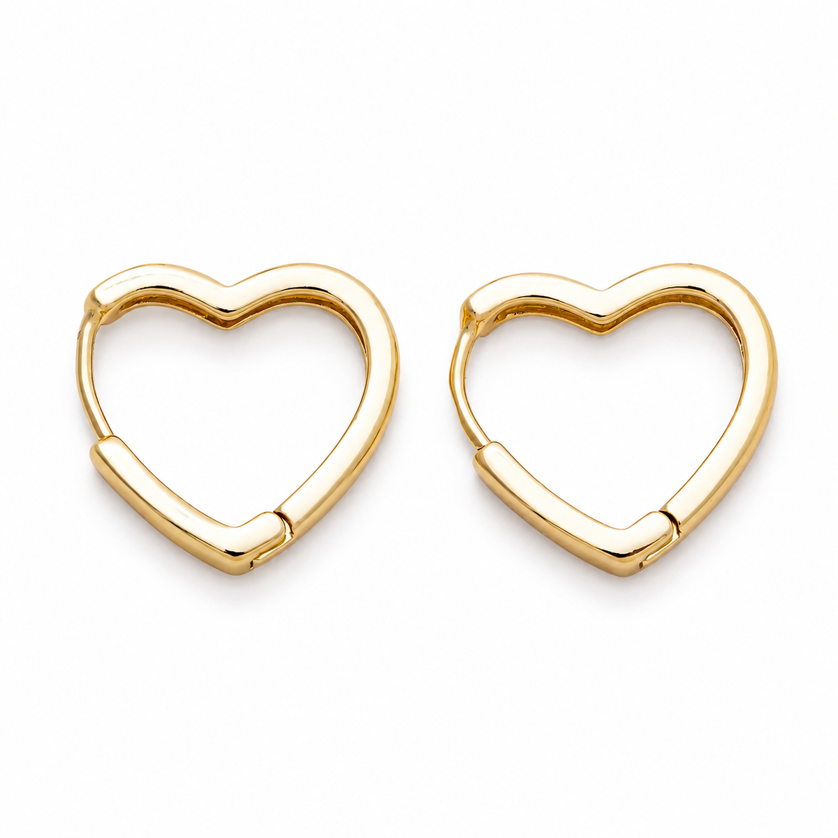 16K Heart Hoops 18mm