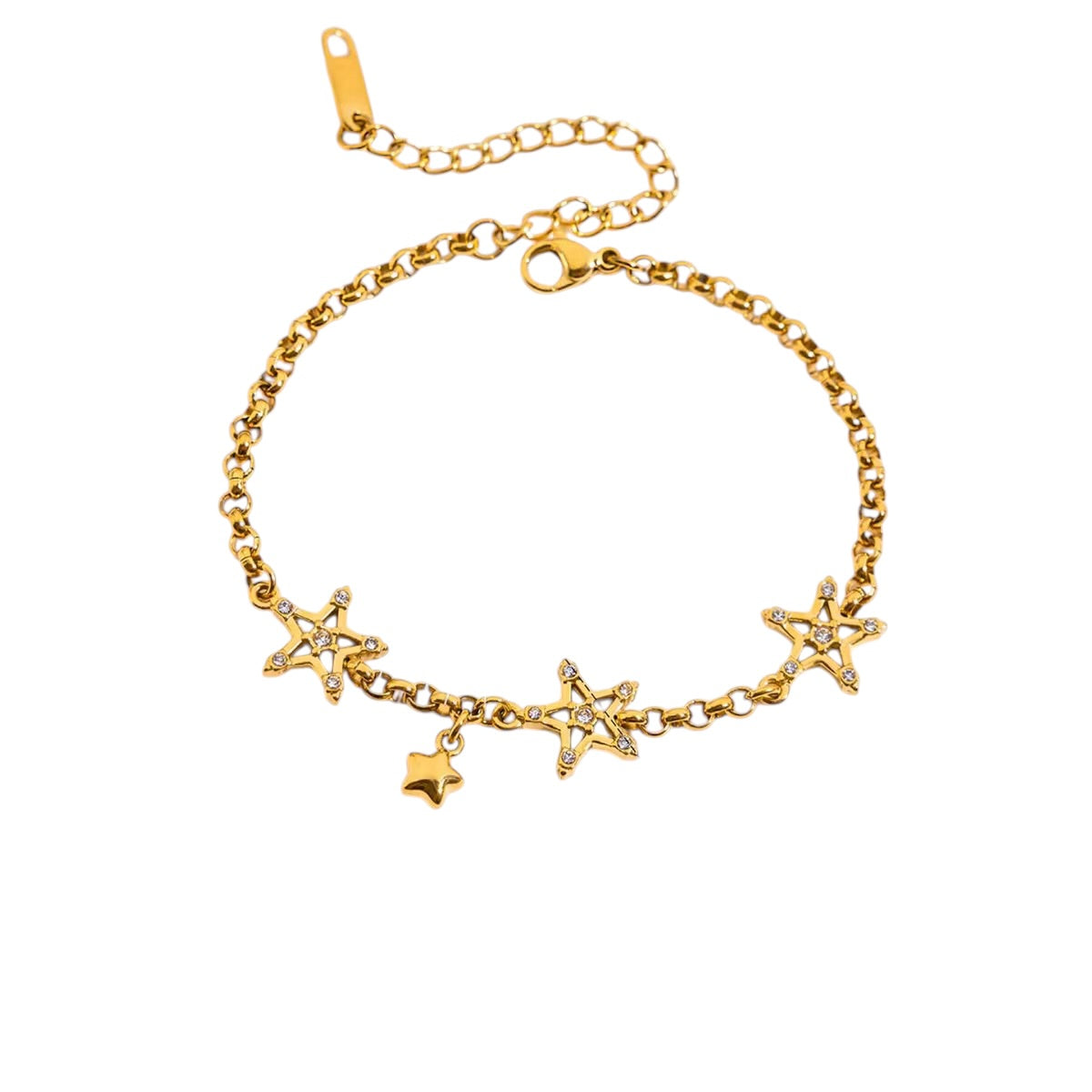 18K Star Link Bracelet