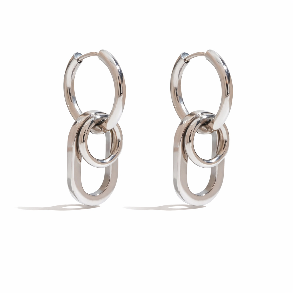 Silver Removable Hoops