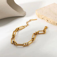 18K Clip Chain Bracelet