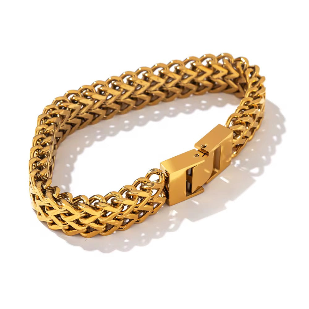18K Woven Link Bracelet
