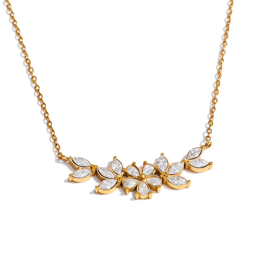 18K Fleur De Luna Necklace