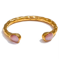 18K Cat Eye Bangles