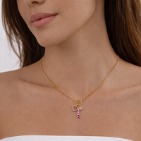 18K Blush Heart Necklace