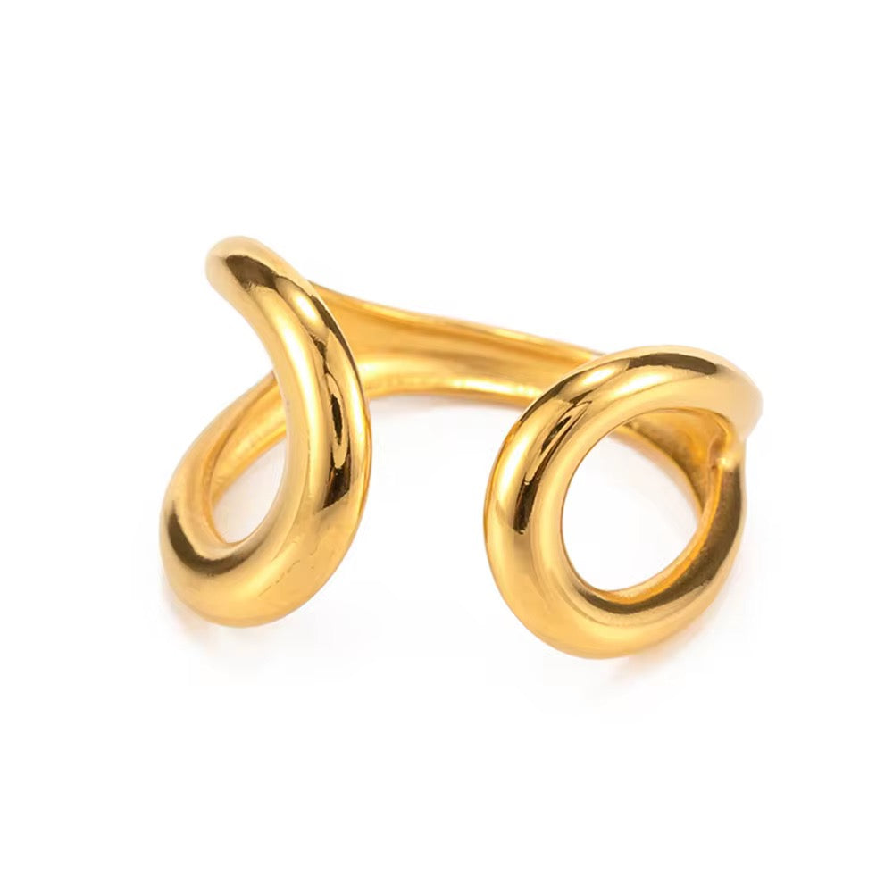 18K Fellia Classic Wrap Open Ring