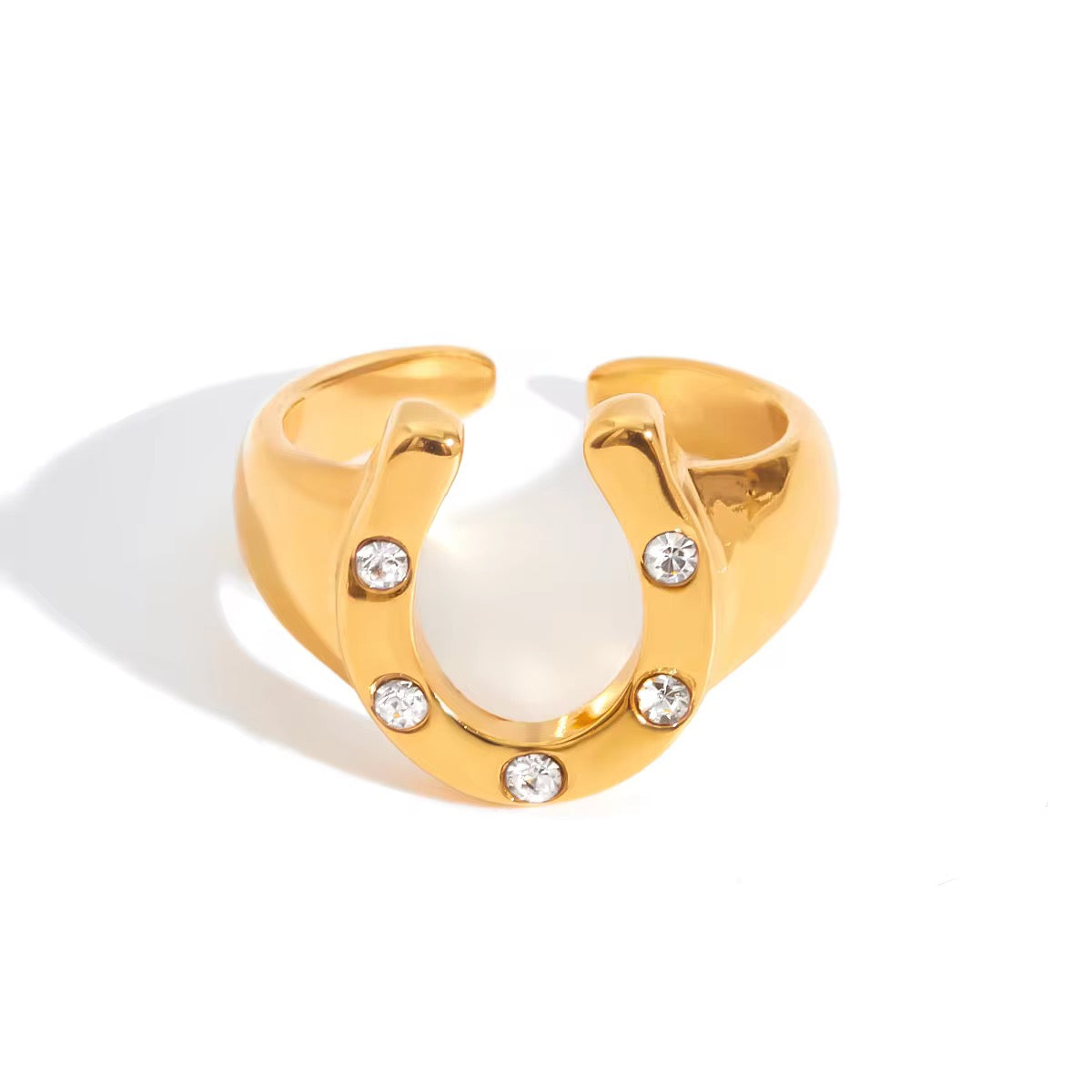 18K Stella Horse Shoe Open Ring
