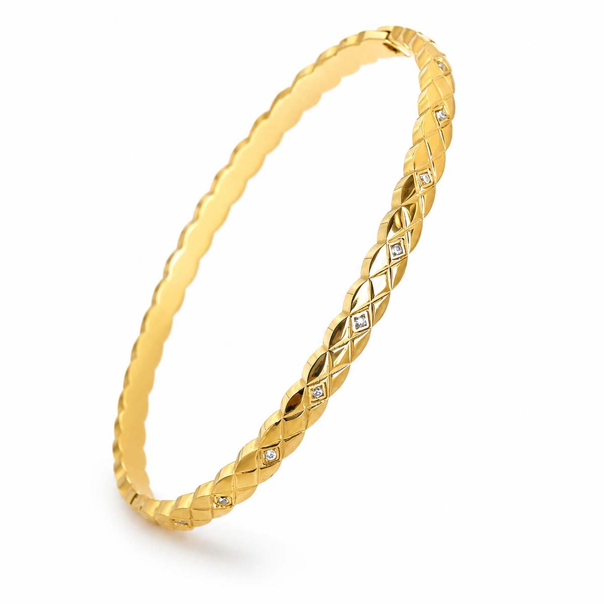 18K Lara Thin Bangle