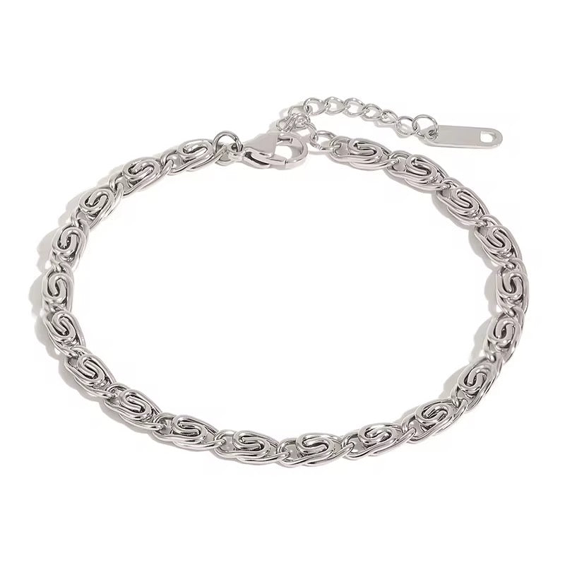 Silver Coiled Bracele