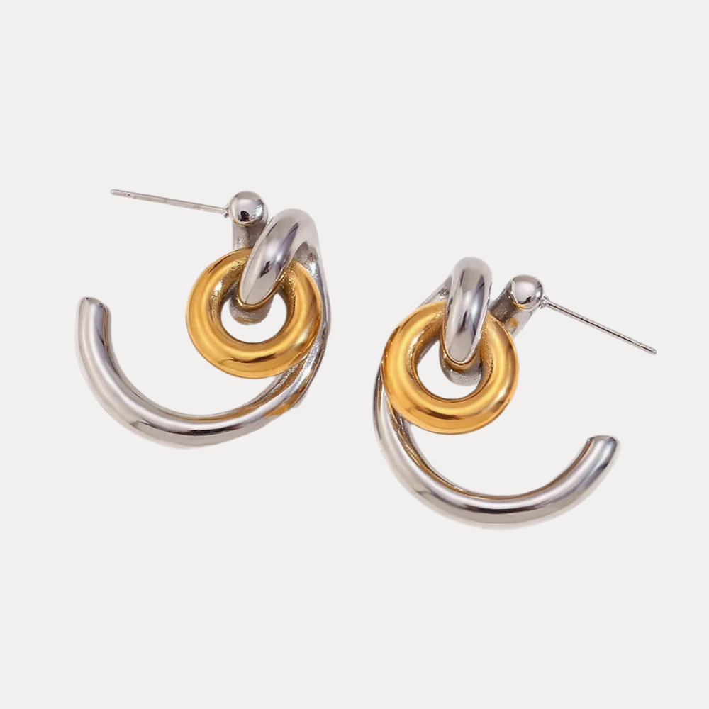 Twisted Rings Hoops