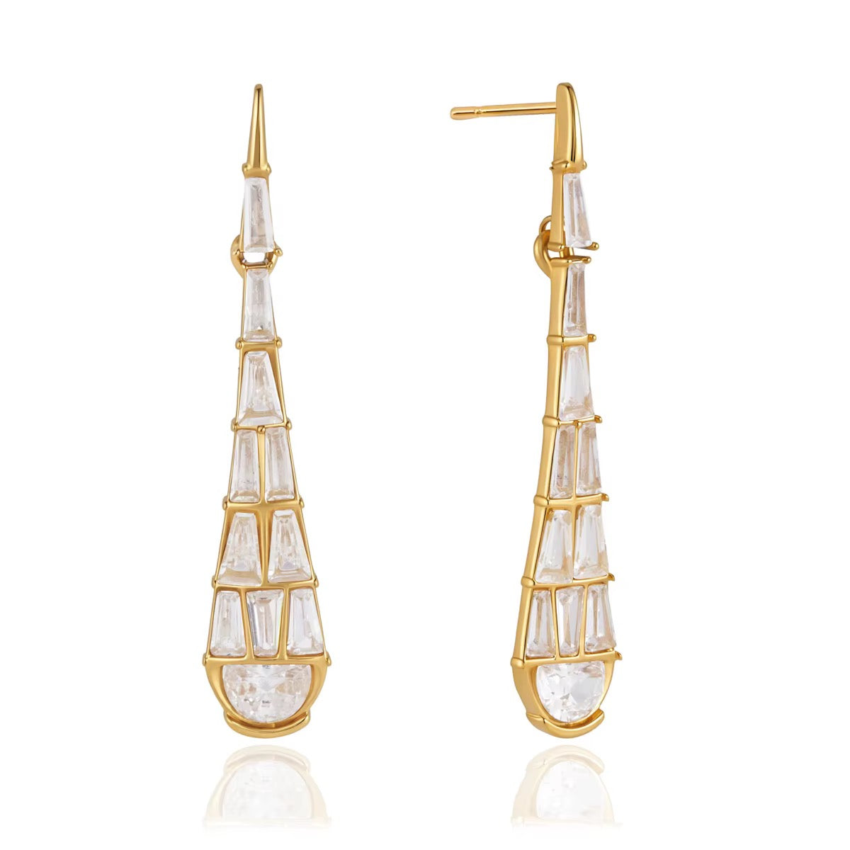 18K Diana Drop Earrings