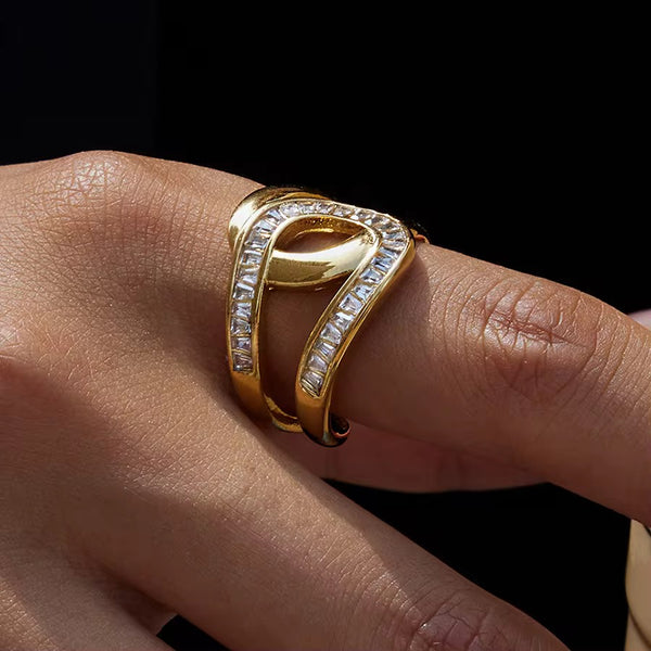 18K Adjustable Trinity Ring