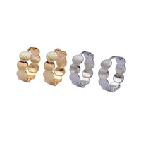 16K Gold Filled Lined 15mm Huggie Earrings