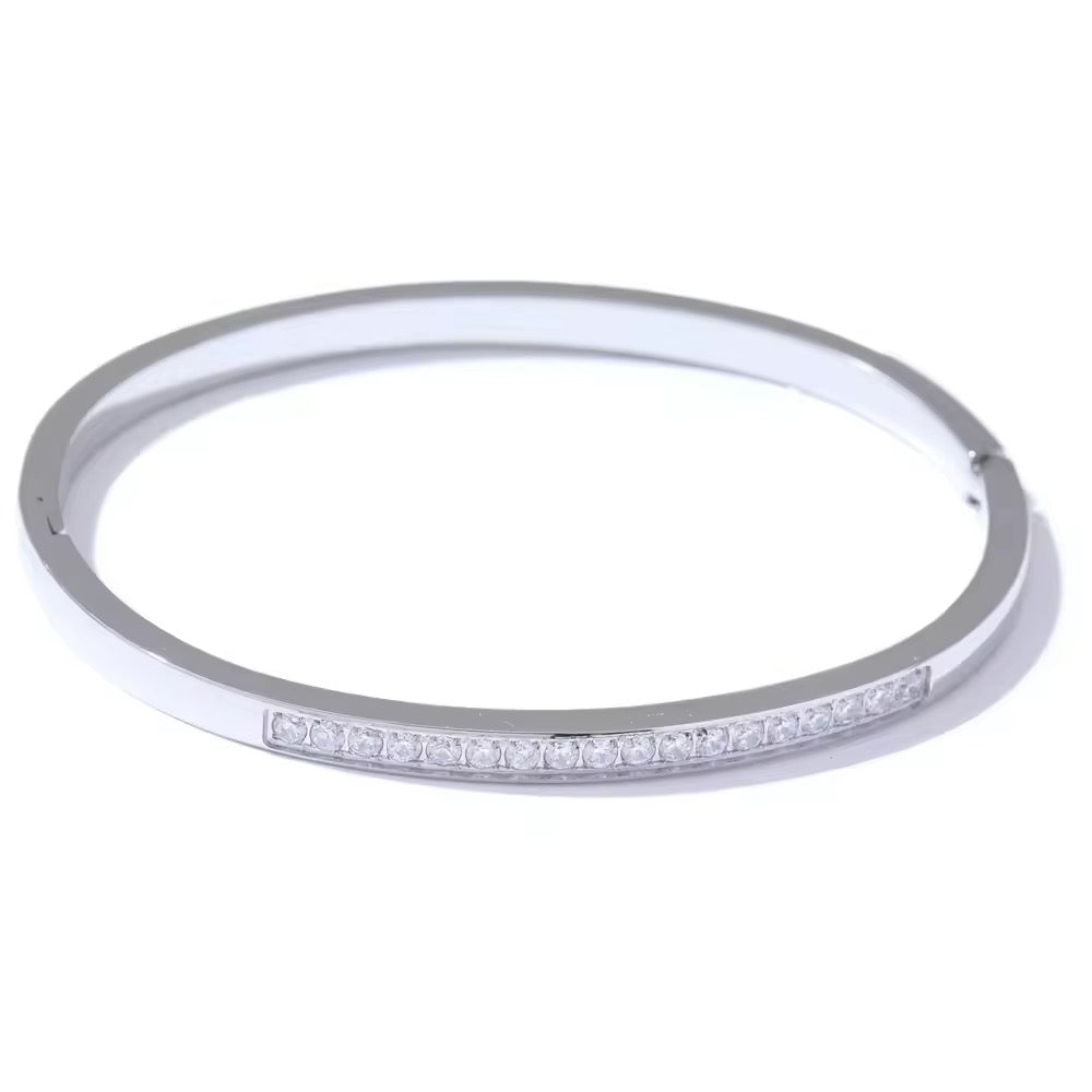 Silver Solenn Bangle