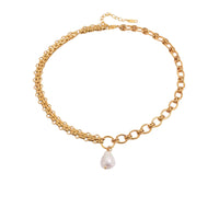 18K Statement Baroque Necklace