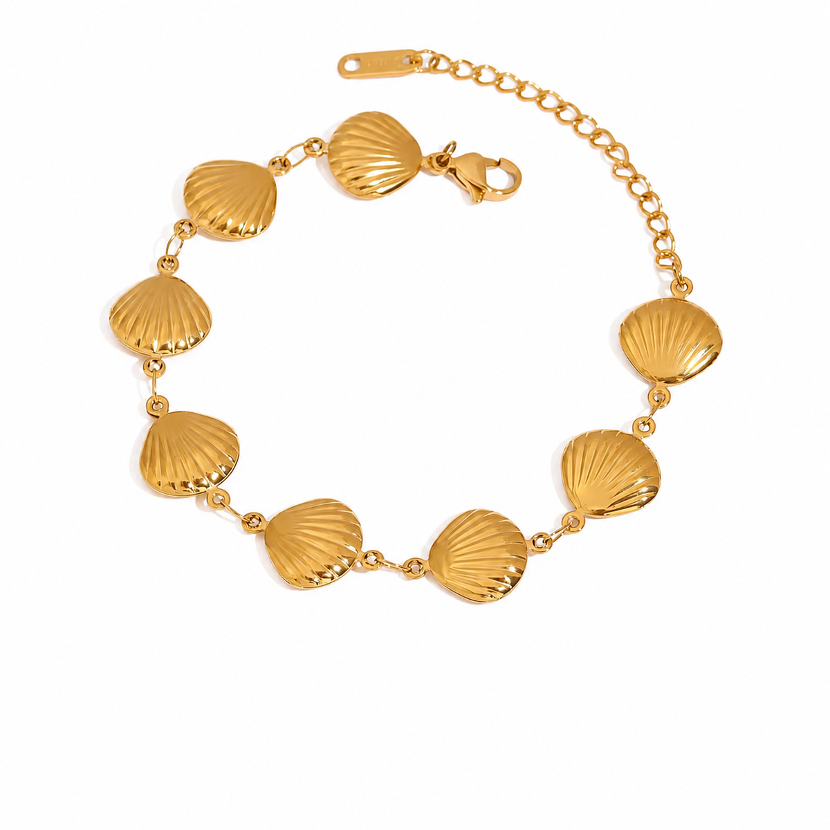 18K Sea Shells Bracelet