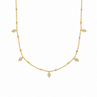 18K Dainty Diamond Necklace