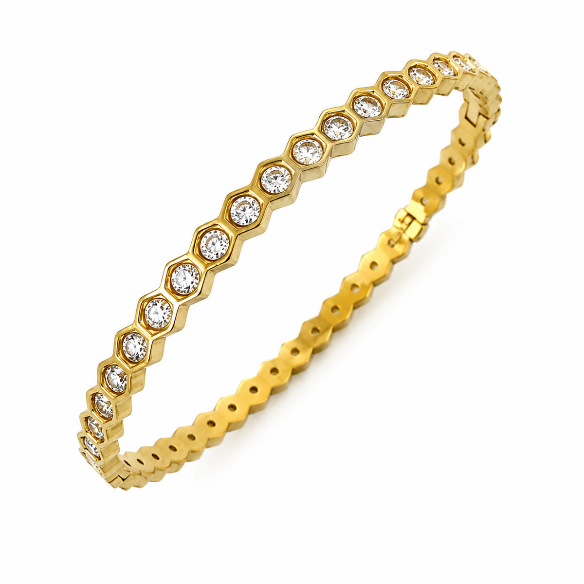 18K Delilah Thin Bangle