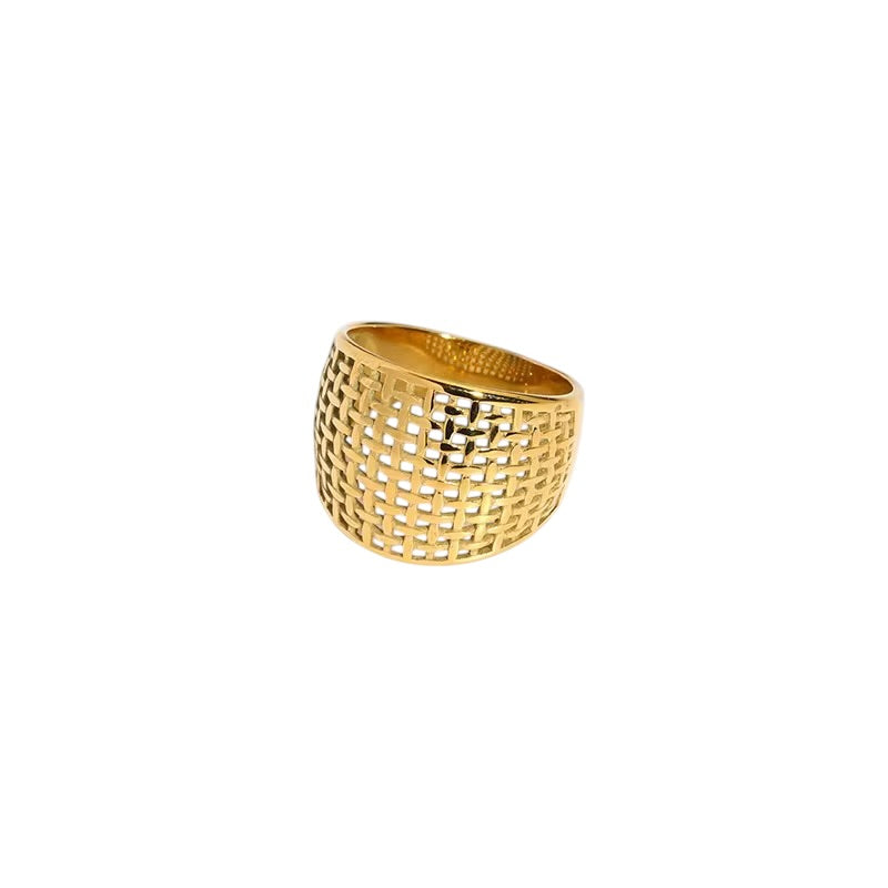18K Woven Statement Ring