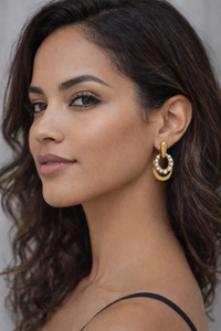 18K Isla Pearl Drop Earrings