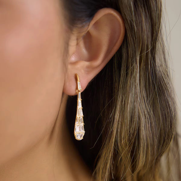 18K Diana Drop Earrings